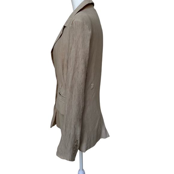 Avec Les Filles Beige Blazer - Size S - Picture 3 of 6
